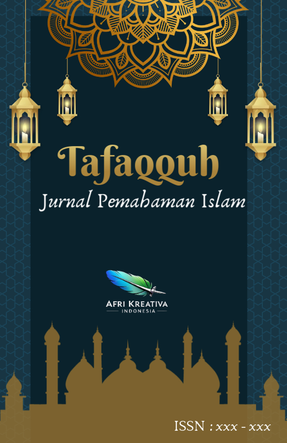 					View Vol. 1 No. 1 (2025): TAFAQQUH: JURNAL PEMAHAMAN ISLAM - JUNI
				